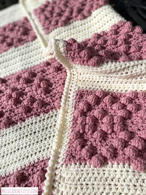 double sided crochet blanket