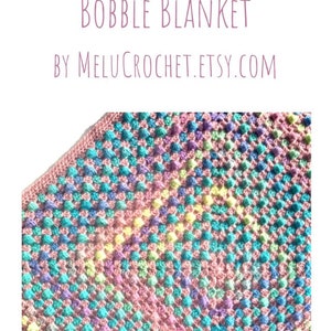 Bobble Stitch guide PDF by Melu Crochet, help, how-to, step by step guide image 8