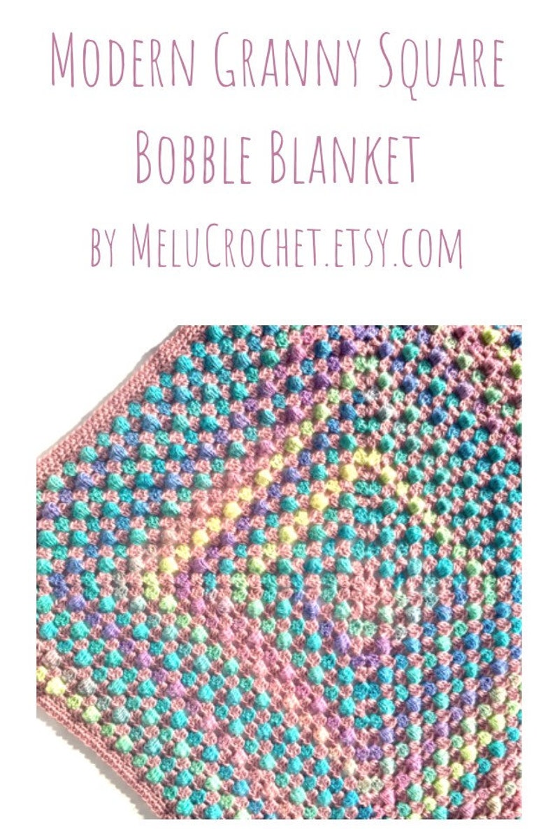 Bobble Stitch guide PDF by Melu Crochet, help, how-to, step by step guide image 8