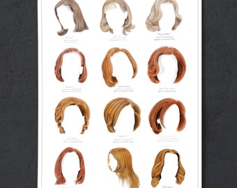 Scully Hair Don't Care, Art Print: X-Files Poster (18x20)