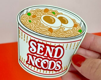 Send Noods - Cup O Ramen Sticker