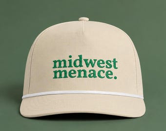 Midwest Menace Vintage-Inspired Rope Hat - Embroidered