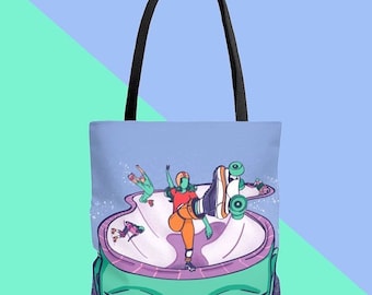 Roller Skate Dreams - Large Tote Bag