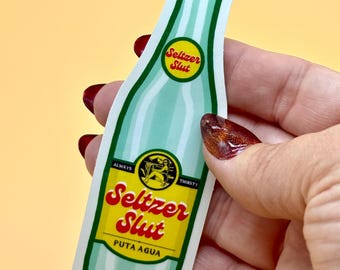 Seltzer Slut -Topo Chico sparkling water inspired vinyl sticker