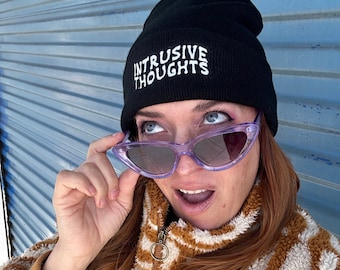 Intrusive Thoughts - knit beanie