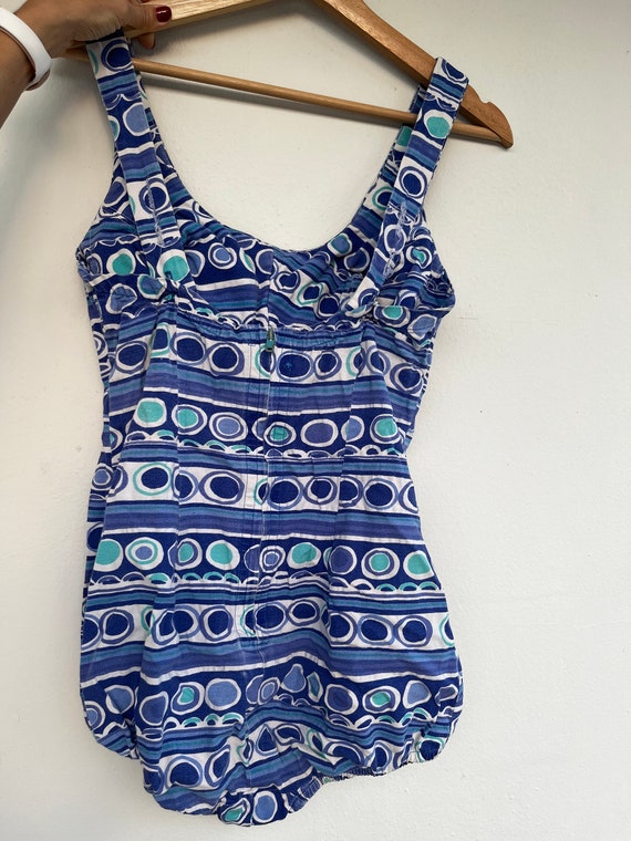 VINTAGE Swimming Costume 1960 leotard one piece suit … Gem