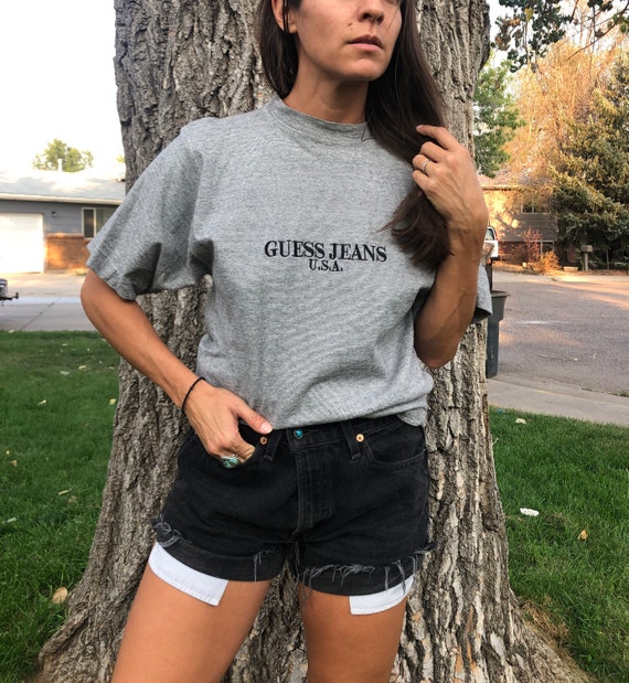 guess jeans tees