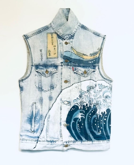 vintage levis denim vest