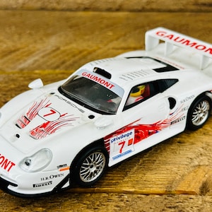Vintage GB Track Porsche GT1 EVO Slot Car - Racing Collectible, Spanish-Made Miniature Vehicle