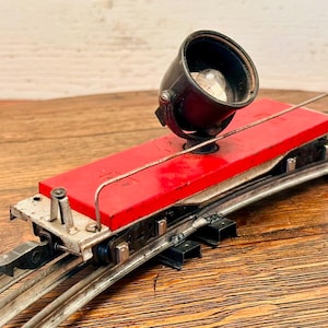 Vintage American Flyer Floodlight Parts Donor Car for Model Train Enthusiasts