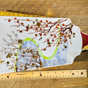 Vintage Kozangama Serving Platter/Plate - Plum Blossom Tree Design