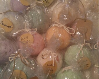 Large luscious bath bombs