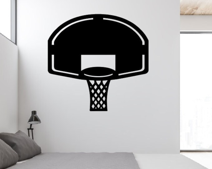 Basketball Metal Wall Art / Basketball Hoop Wall Decor / Metal Wall Decor / Home Decor