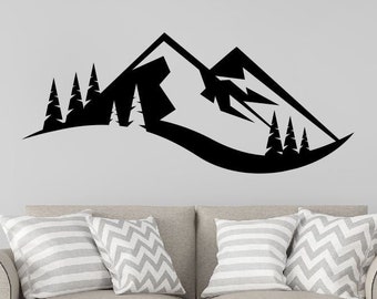 Mountain Metal Home Decor / Mountain Wall Art / Mountain Metal Wall Art / Metal Wall Art / Wall Art / Metal Wall Decor