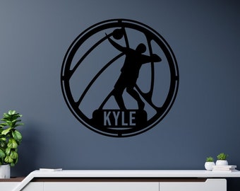 Personalized Volleyball Metal Wall Art / Volleyball Wall Decor / Metal Wall Decor / Home Decor