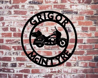 Motorcycle Sign | Etsy