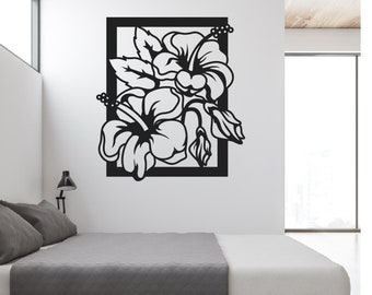 Three Roses Metal Sign / Rose Metal Wall Decor / Flower Wall Decor ...