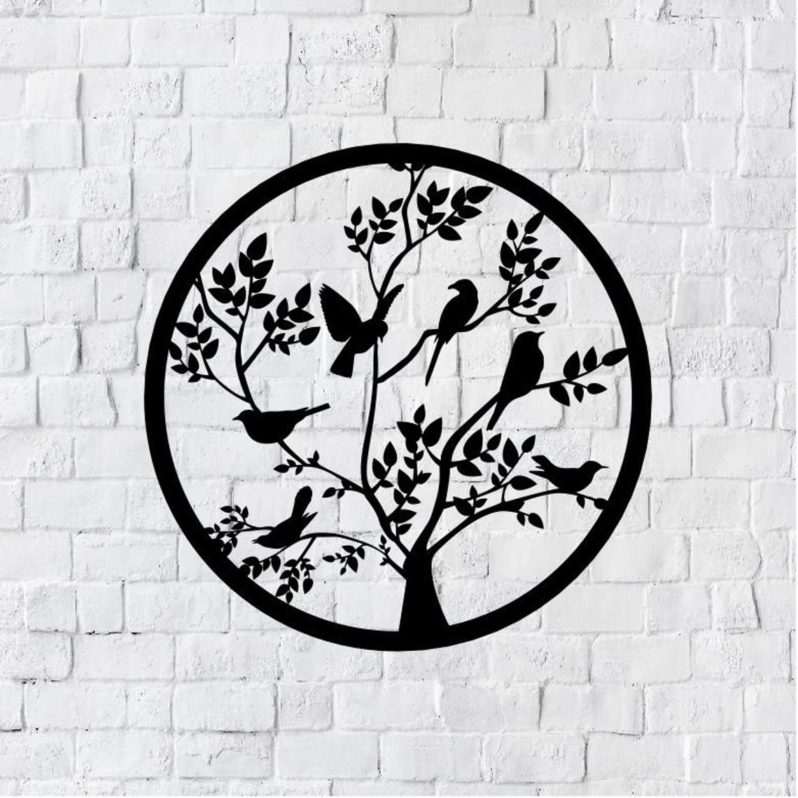 Birds on Branch Wall Art | Bird Branch Home Decor | Birds Wall Decor ...