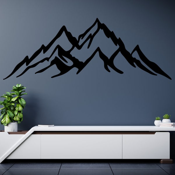 Mountain Metal Home Decor / Mountain Wall Art / Mountain Metal Wall Art / Metal Wall Art / Wall Art / Metal Wall Decor