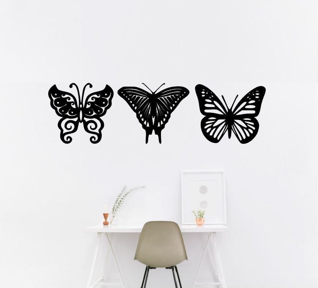 Metal Butterfly Wall Art, Butterfly Decor, Butterfly Garden, Butterfly Decor,  Aluminum Butterfly, Outdoor Decor, Butterflies for Girls Room