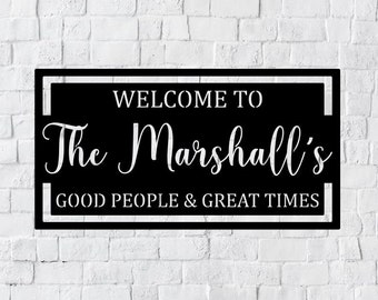 Personalized Patio Wall Art / Outdoor Wall Decor / Metal Wall Decor / Patio Decor / Personalized Home Decor / Metal Wall Art