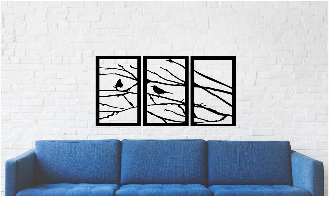 Limited Edition Three Piece Metal Wall Art Collectable / Metal Etsy