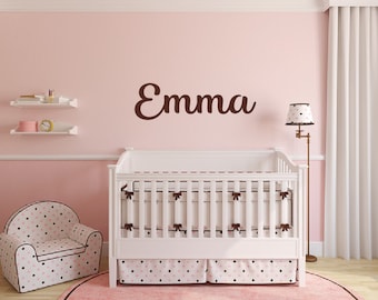 Metal Name Sign / Name Sign for Nursery Girl or Boy / Over Crib Sign / Baby Name Sign / Family Name Sign / Custom Name Sign