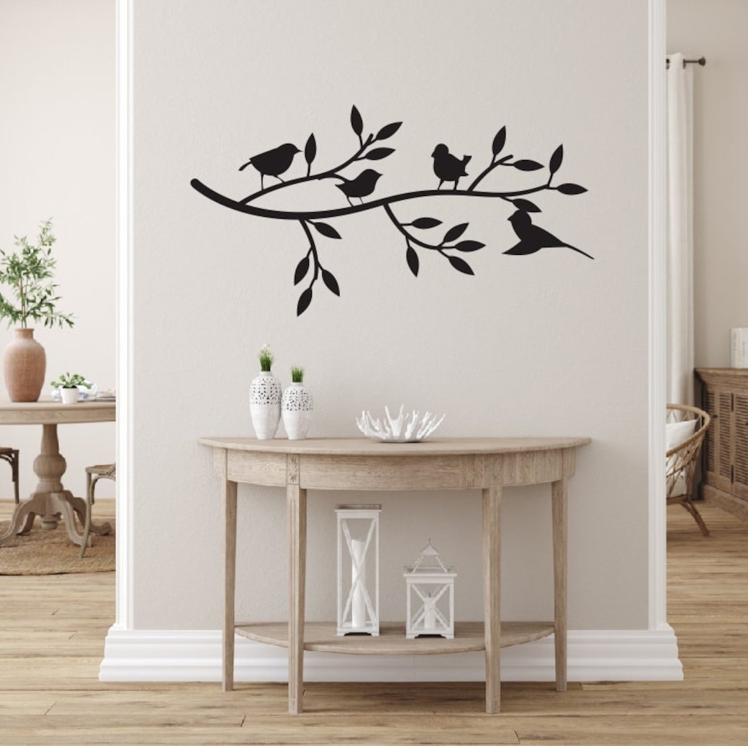 Birds on Branch Wall Art | Bird Branch Home Decor | Birds Wall Decor ...