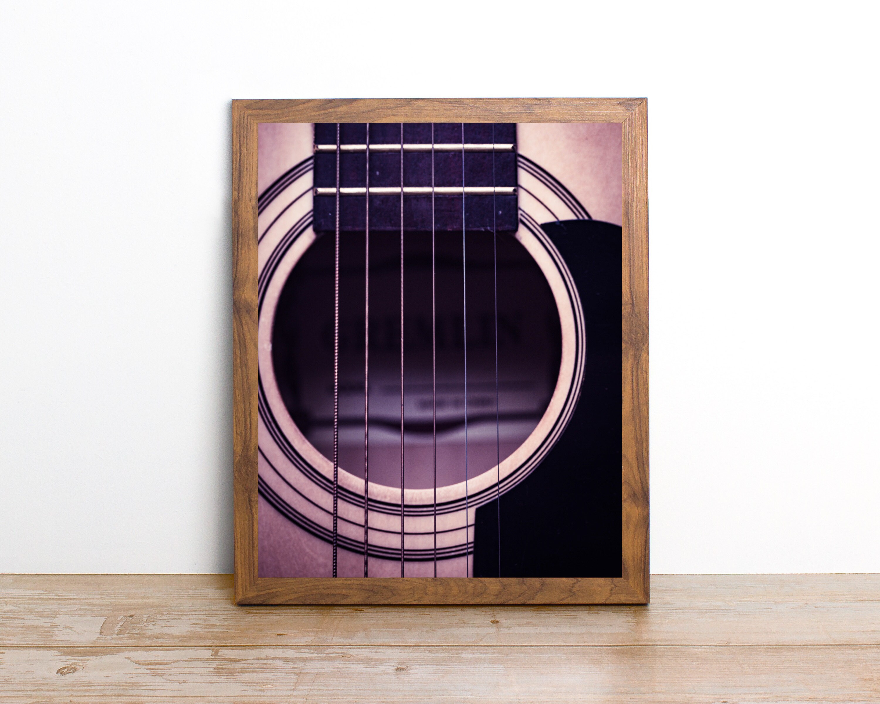 Guitar Print Guitar Photo Guitar Artwork Acoustic Guitar | Etsy