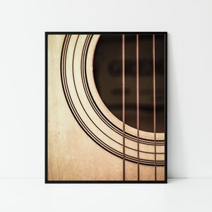 Guitar Photo, Guitar Artwork, Guitar Print, Acoustic Guitar Photo, Music Photography, Music Home Decor, Music Wall Art, Guitar Home Decor