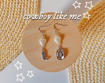 Taylor Swift Earrings - Cowboy Like Me Inspired | handmade swiftie gifts