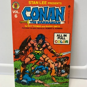 Stan Lee Presents Conan the Barbarian Vol 6 Full Color Graphic Novel Vintage Comic Book 70s Comics