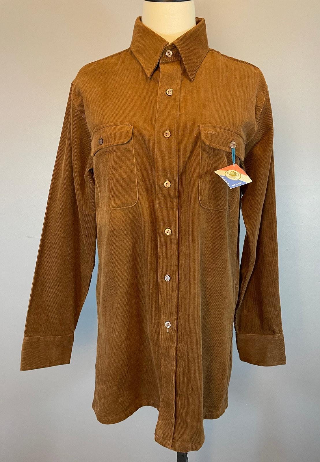 80s Corduroy Shirt - Etsy 