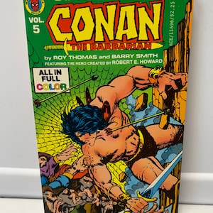 Stan Lee Presents Conan the Barbarian Volume 5 Graphic Novel Vintage Comic Book 70s Comic
