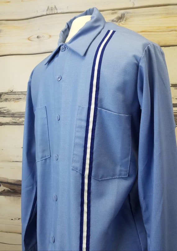 Vintage 1960s Custom Uniform Work Shirt Work Wear