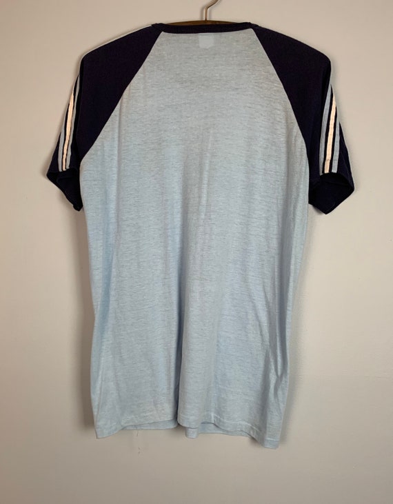 Vintage Raglan Single Stitch T-Shirt Striped Slee… - image 2