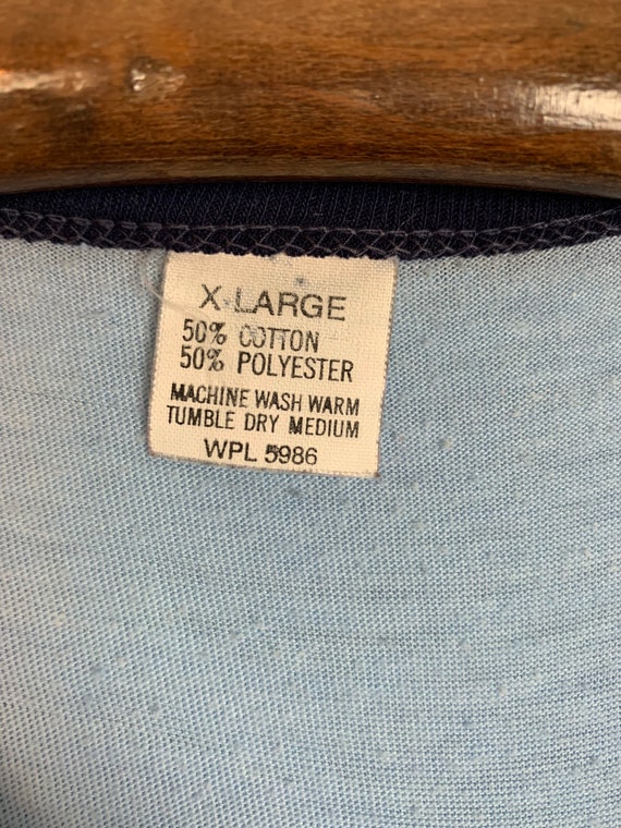 Vintage Raglan Single Stitch T-Shirt Striped Slee… - image 10