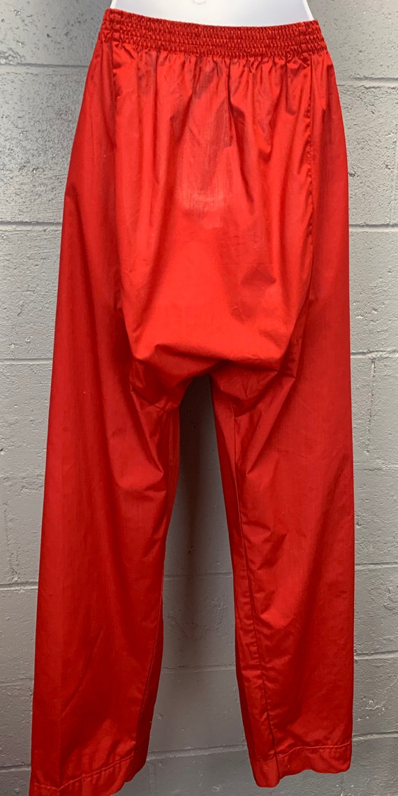 Vintage 70s Red 2 Piece Pajama Set by John Weitz … - image 10