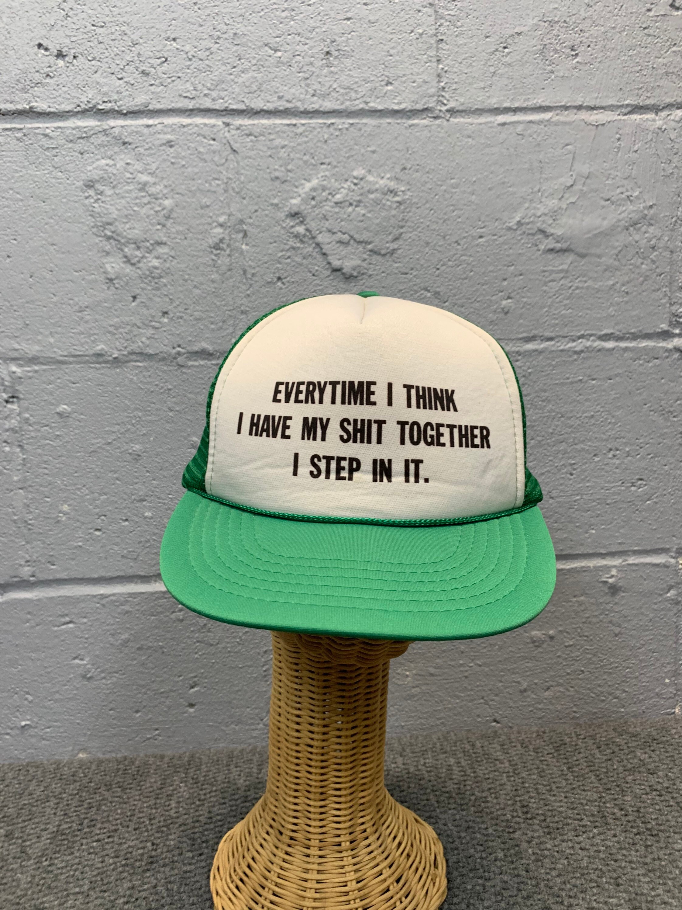 Vintage 80s 90s Kenworth Trucker Hat Foam Mesh Nissin