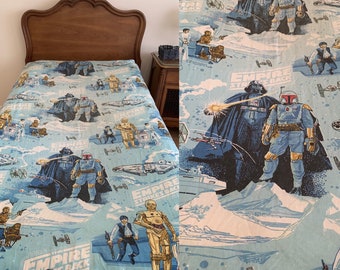 Vintage 1979 Star Wars The Empire Strikes Back Fitted Twin