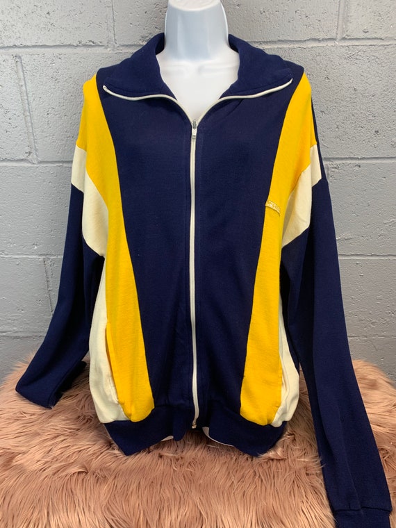 Vintage  MacGregor Color Block Zip Up Sweatshirt … - image 1