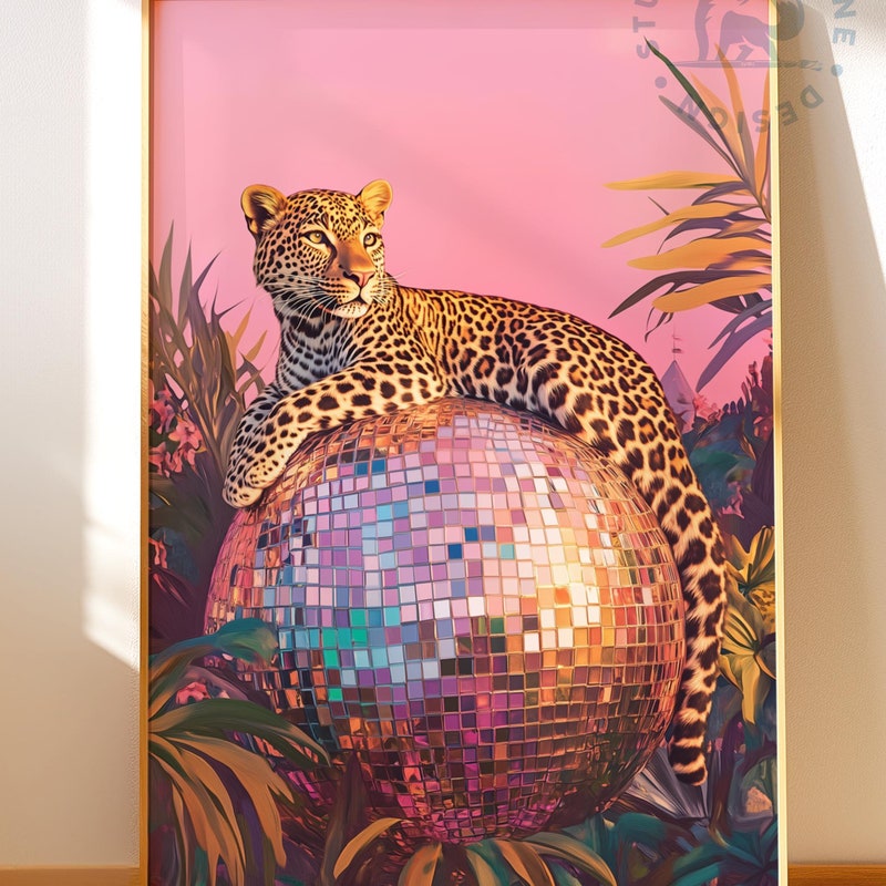 Funky Big Cat Animal Prints - Etsy