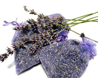 Lavender Sachet, Dried Lavender Sachet, made with English lavender!