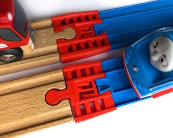 Trainlab wooden railway to plarail train track adapters