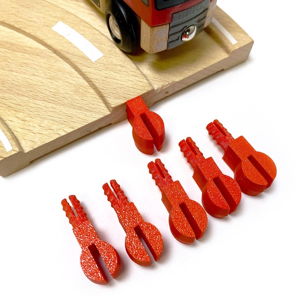 Trainlab Pegbones for Repairing Broken Wooden Railway Connectors Compatible with BRIO and Thomas Tracks (6pcs)