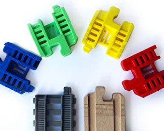 Trainlab thomas wood 2018 to trackmaster (2014+) train track adapters (2pc)