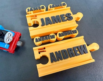 Trainlab personalized tracks compatible with wooden railway, trackmaster and thomas adventures! a trainlover's must-have present!