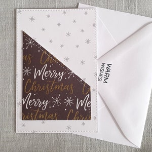 Porte-carte-cadeau, enveloppe de carte-cadeau de Noël, support pour cartes-cadeaux ou espèces