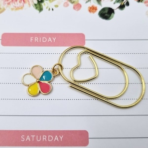 Paperclip Flower Paperclip Heart