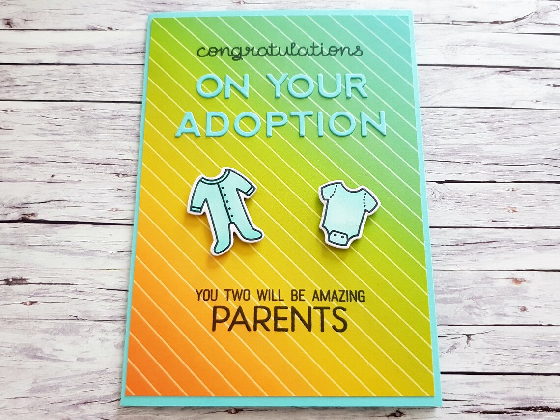 Adopted Baby Card for Adoption Baby Boy Adoption Shower Gift Etsy